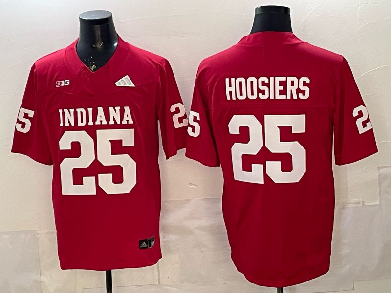 Men Ohio State Buckeyes #25 Hoosiers Red 3th generations Nike Limited NCAA Jersey 06->ncaa teams->NCAA Jersey